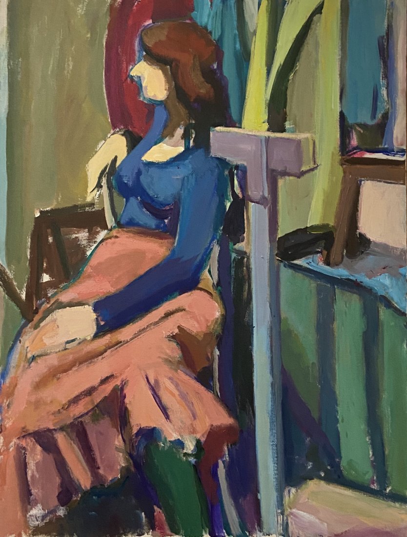 BARBARA YETERIAN (20th c, American) Modernist (1 of 3)