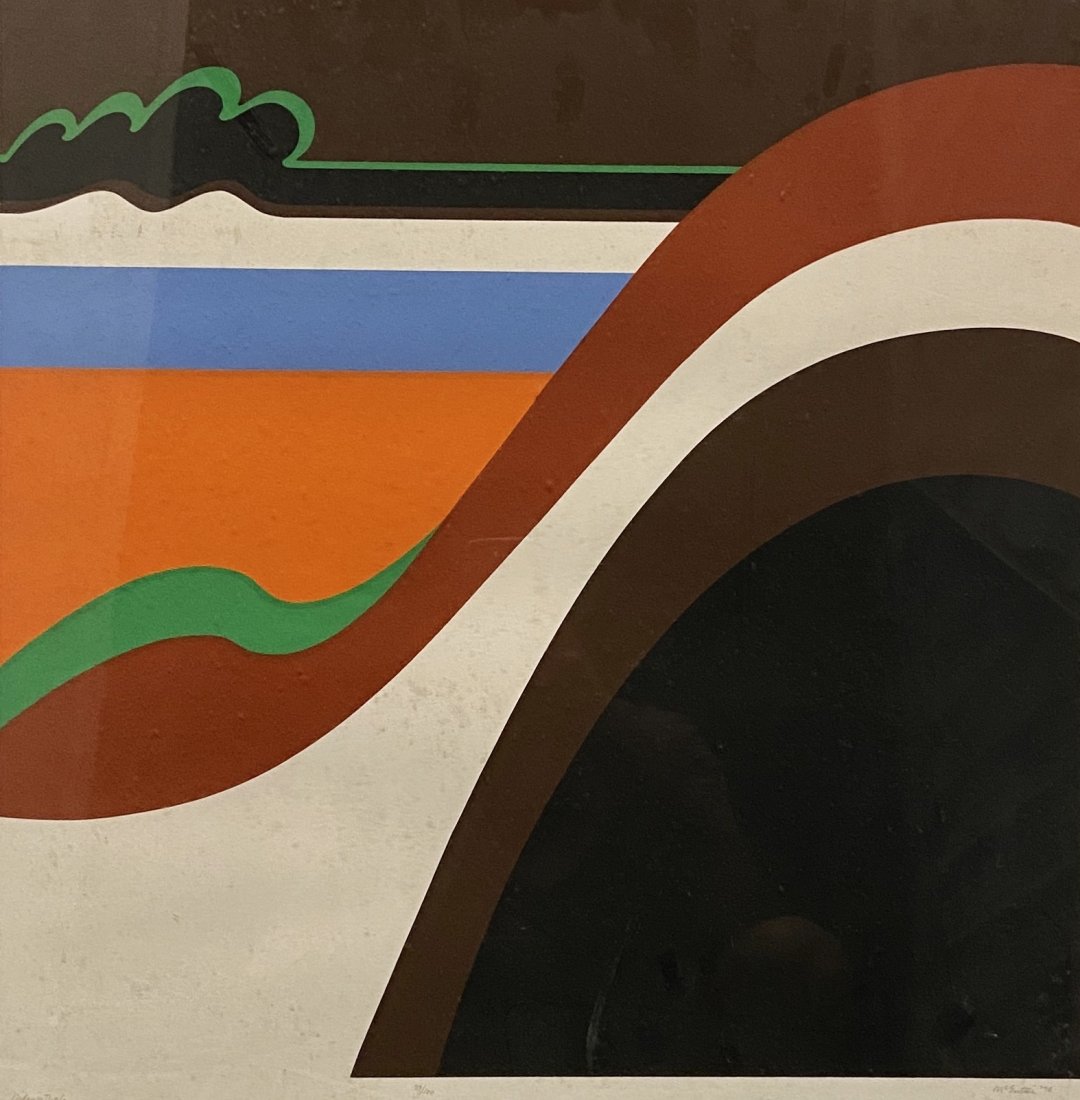 LARRY MCENTIRE (20th c, Texas) Modernist Silkscreen (1 of 5)