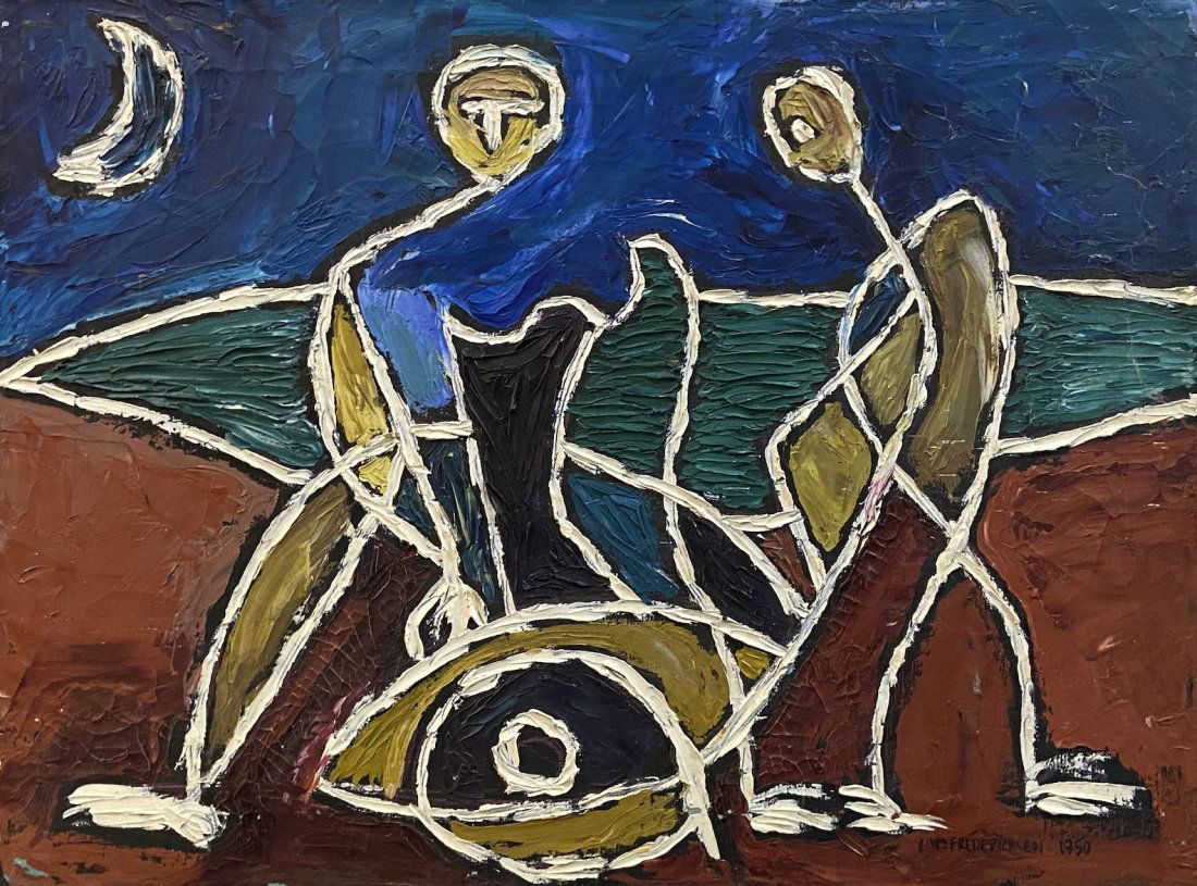 WILLIAM FREDERICKSEN (1914-2010, Norway) Modernist (1 of 4)