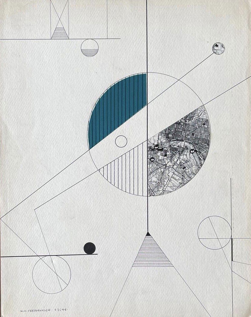 WILLIAM FREDERICKSEN (1914-2010, Norway) Modernist (1 of 3)