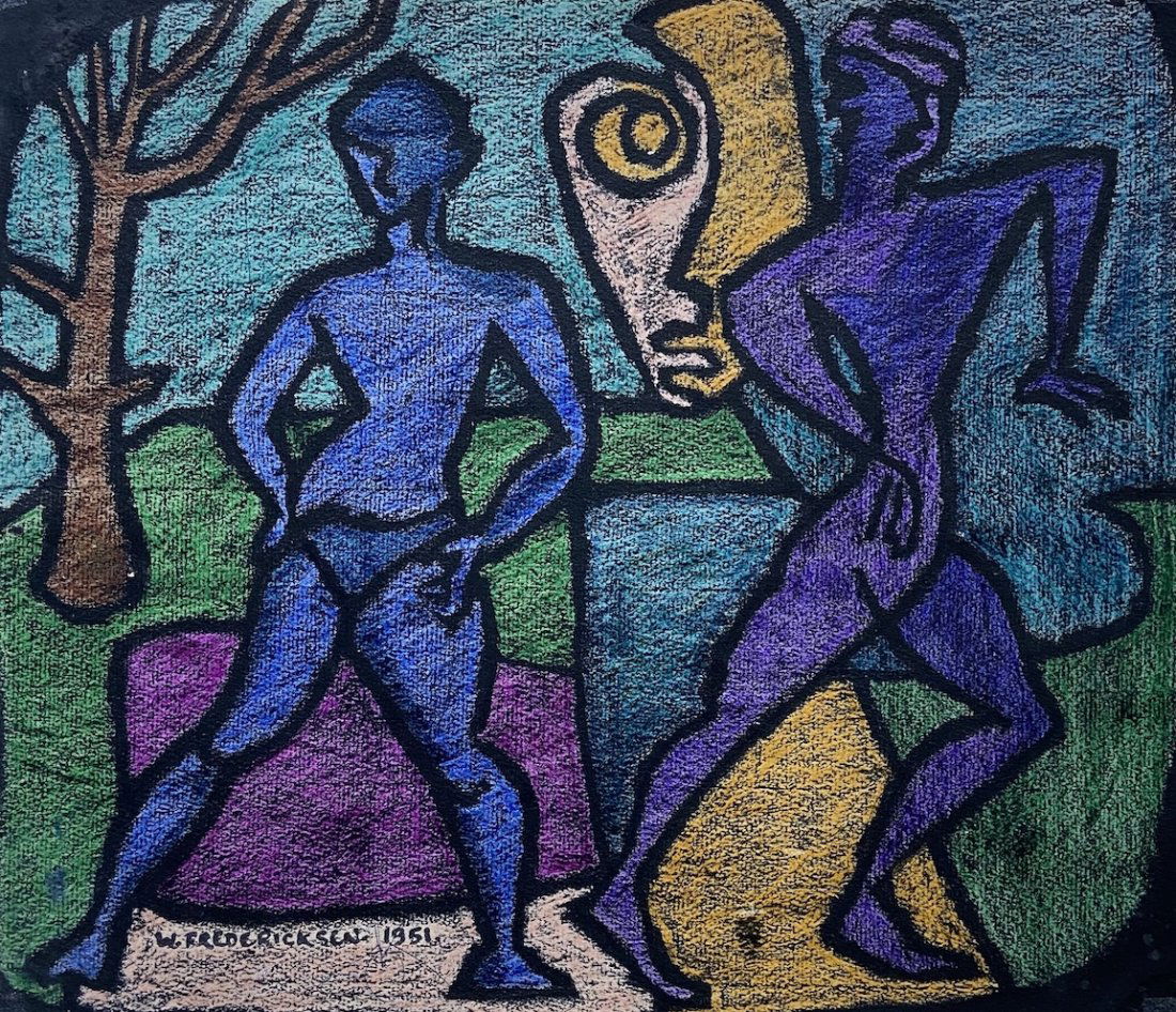 WILLIAM FREDERICKSEN (1914-2010, Norway) Modernist (1 of 2)