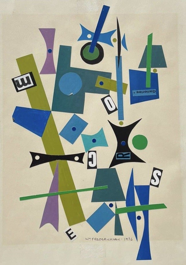 WILLIAM FREDERICKSEN (1914-2010, Norway) Abstract (1 of 3)