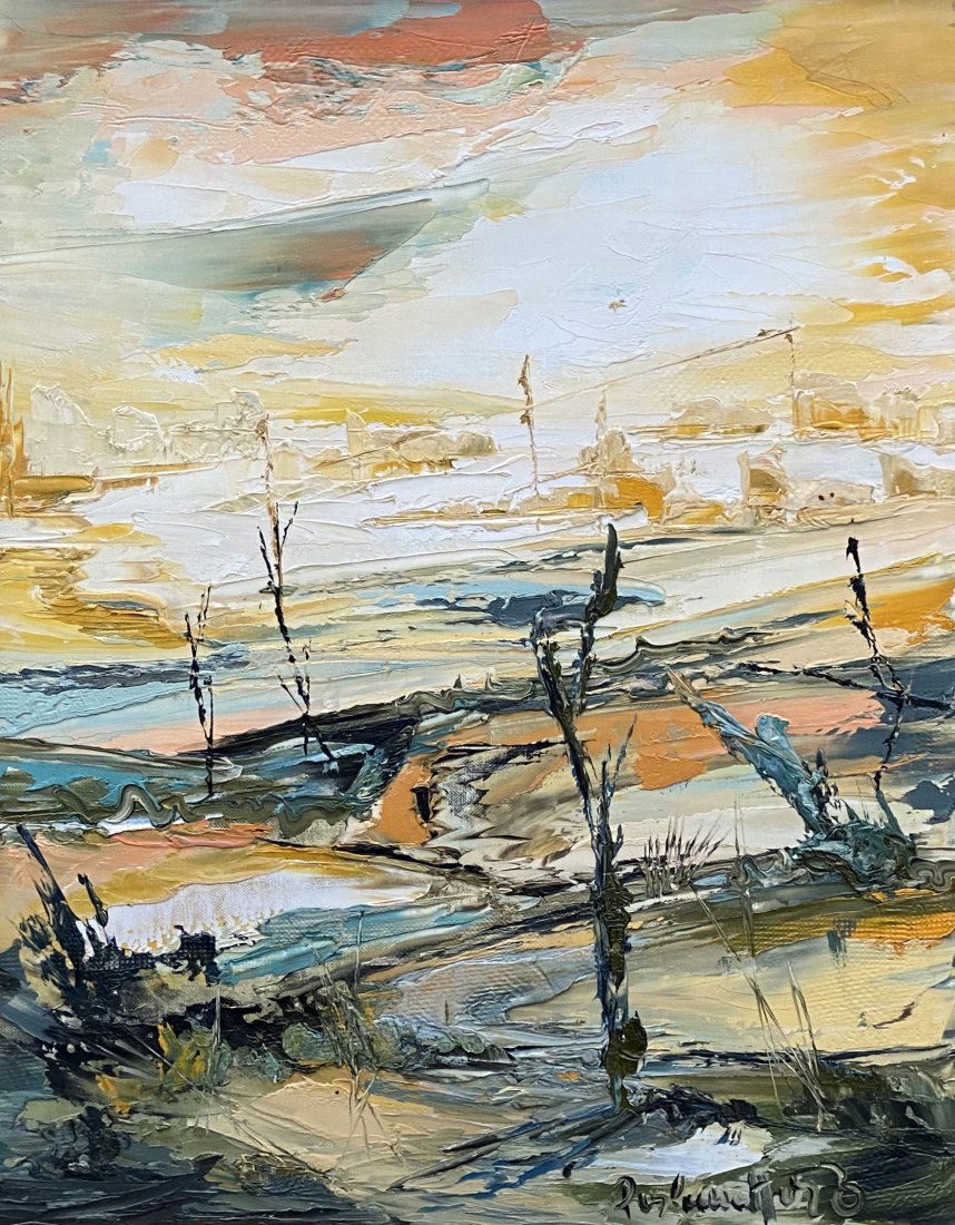 JACK PERLMUTTER (1920-2006, Washington DC) Landscape (1 of 4)