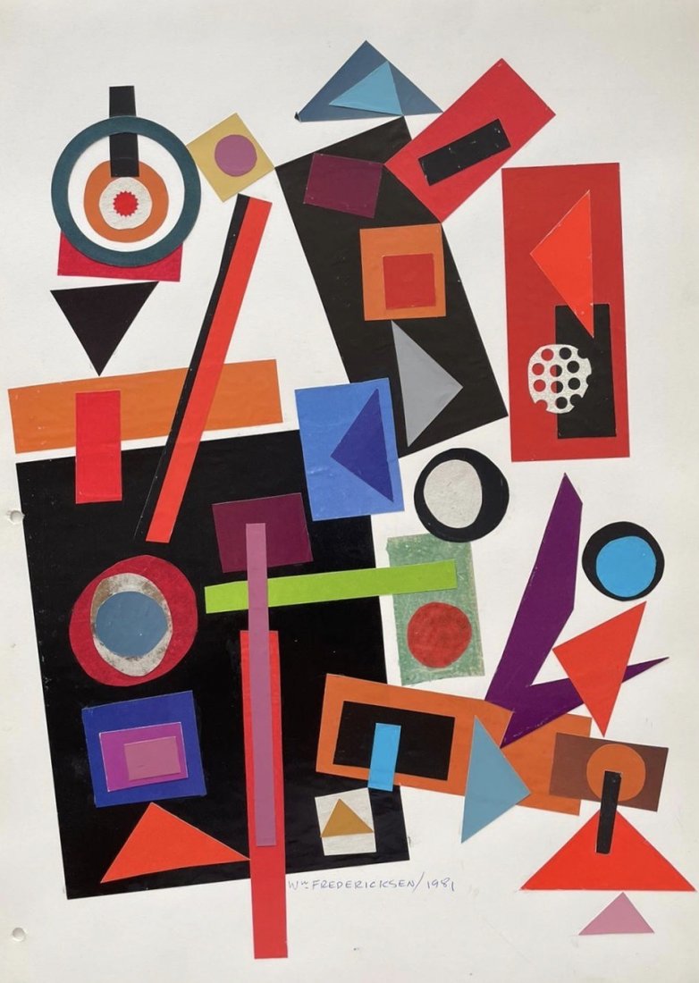 WILLIAM FREDERICKSEN (1914-2010, Norway) Modernist (1 of 3)