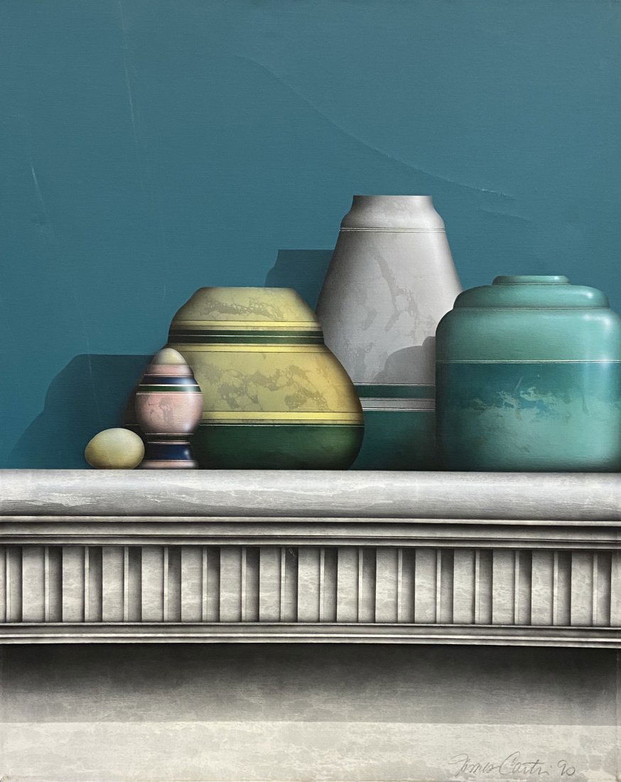 JAMES CARTER (b. 1948, Connecticut) Sill Life (1 of 3)