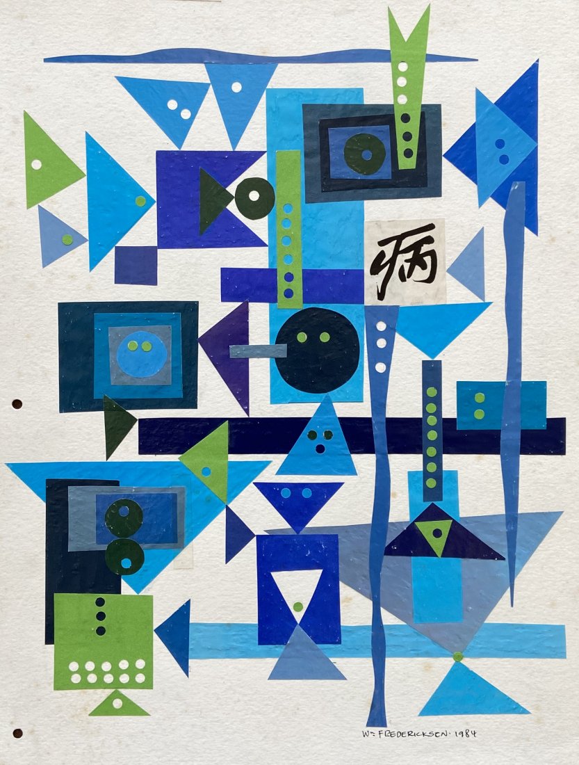 WILLIAM FREDERICKSEN (1914-2010, Norway) Abstract (1 of 4)