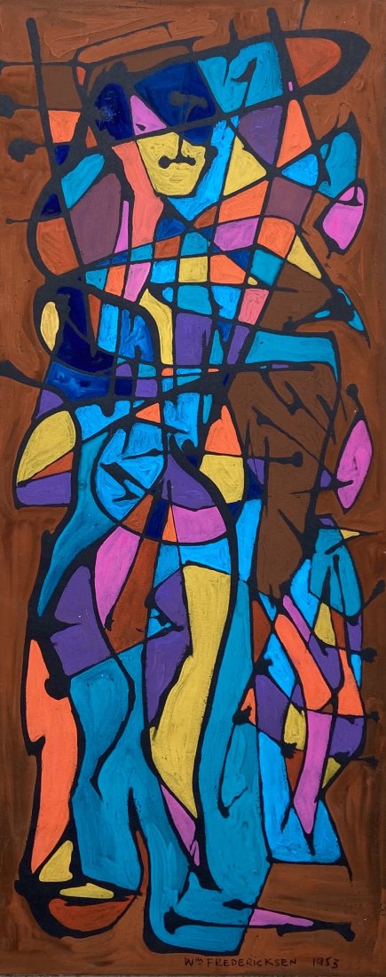 WILLIAM FREDERICKSEN (1914-2010, Norway) Abstract (1 of 3)