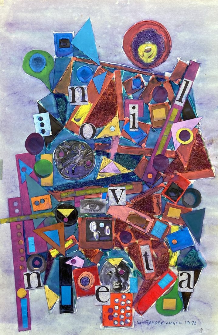 WILLIAM FREDERICKSEN (1914-2010, Norway) Abstract (1 of 3)