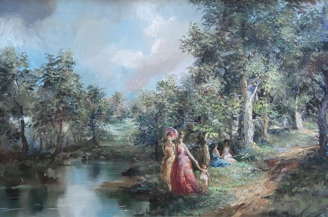 JEAN GUYARD (1917-2010, French) Women In Landscape (1 of 3)