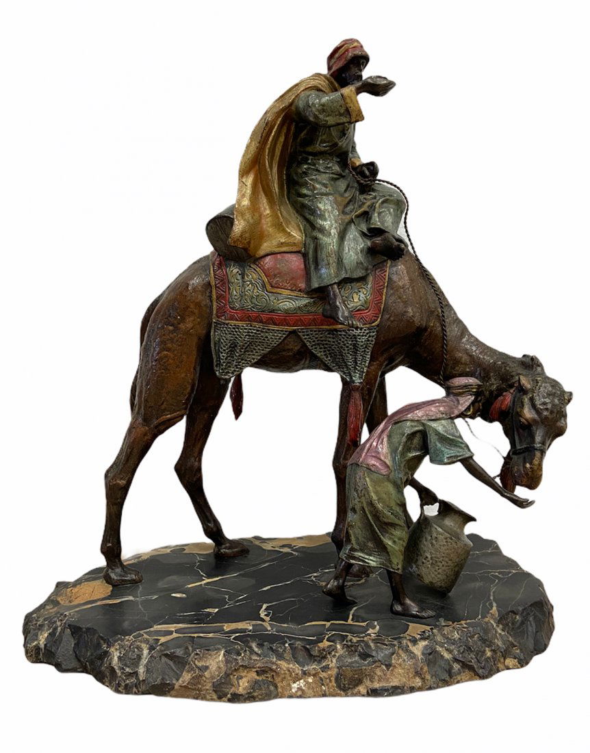 Orientalist Austrian Cold Painted Bronze Sculpture (1 of 4)
