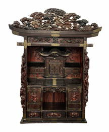 Japanese Meji Period Cabinet Temple Shrine