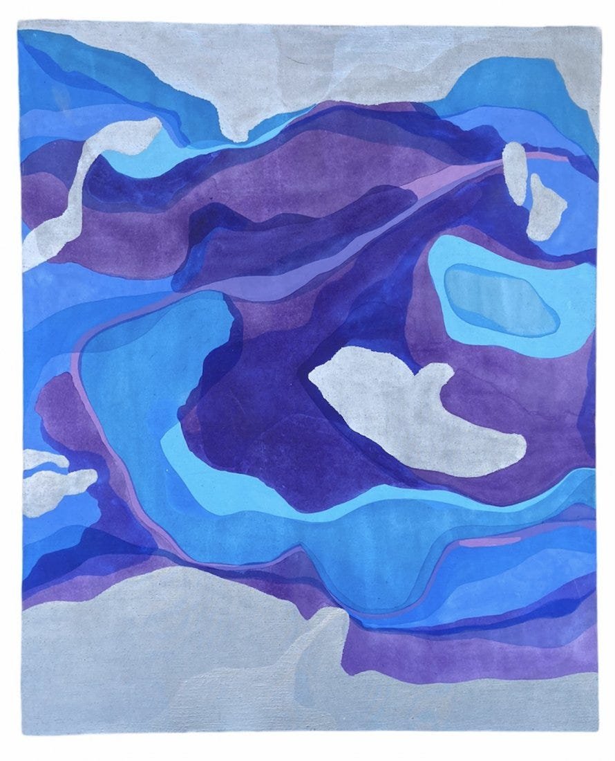 Large 1970's Abstract, Signed (1 of 2)