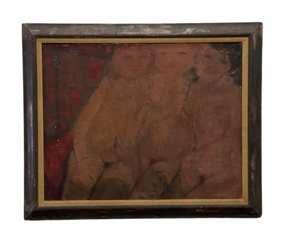 NORMAN RUBINGTON (1921-1992, NY) Three Ladies (1 of 3)