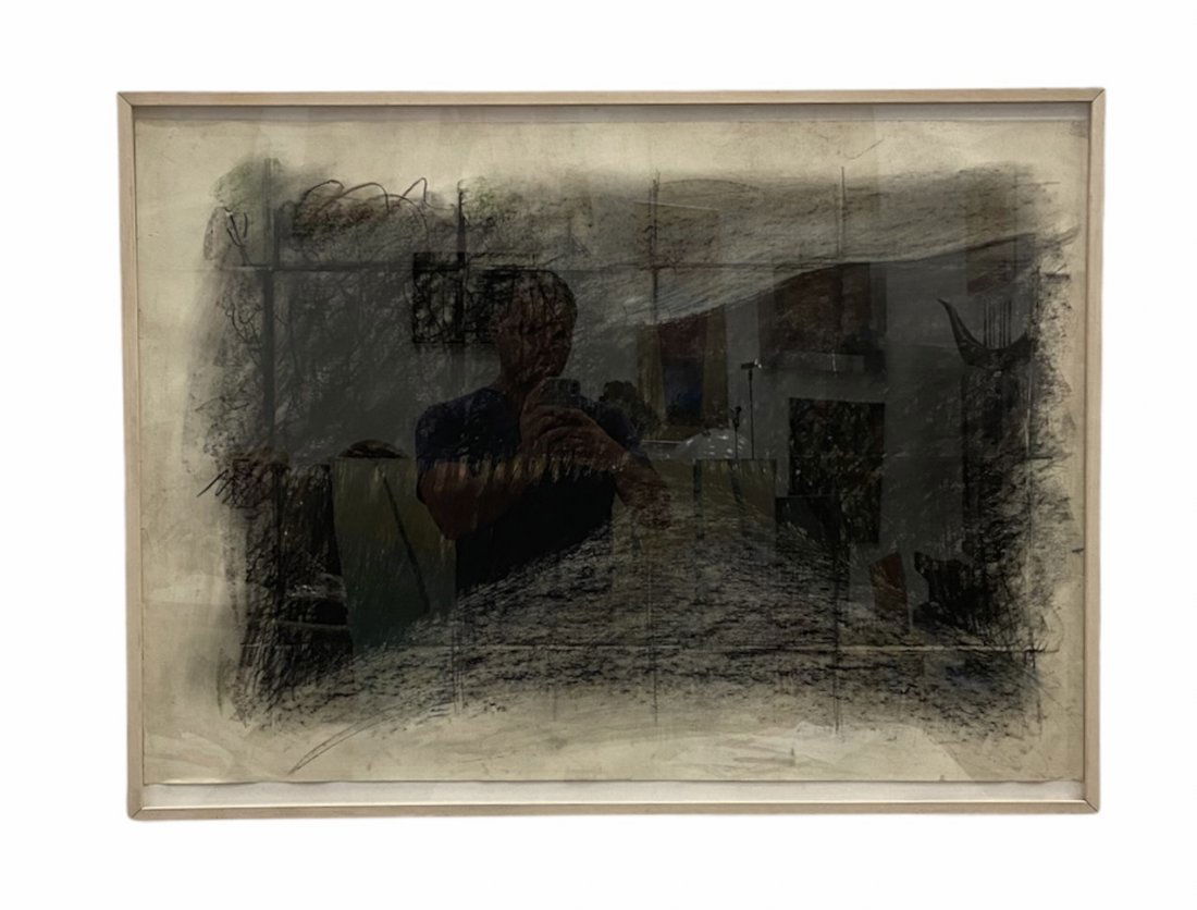 Black & White Pastel On Paper (1 of 3)