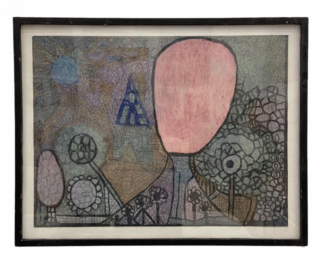 Mid-Century Modern Abstract, Unknown Artist (1 of 2)