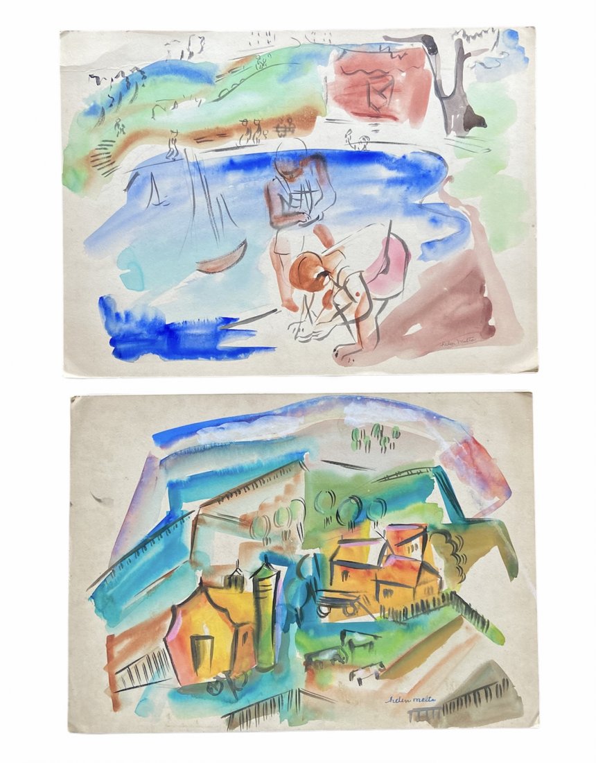 HELEN MALTA (b. 1910, American) Watercolors (1 of 1)