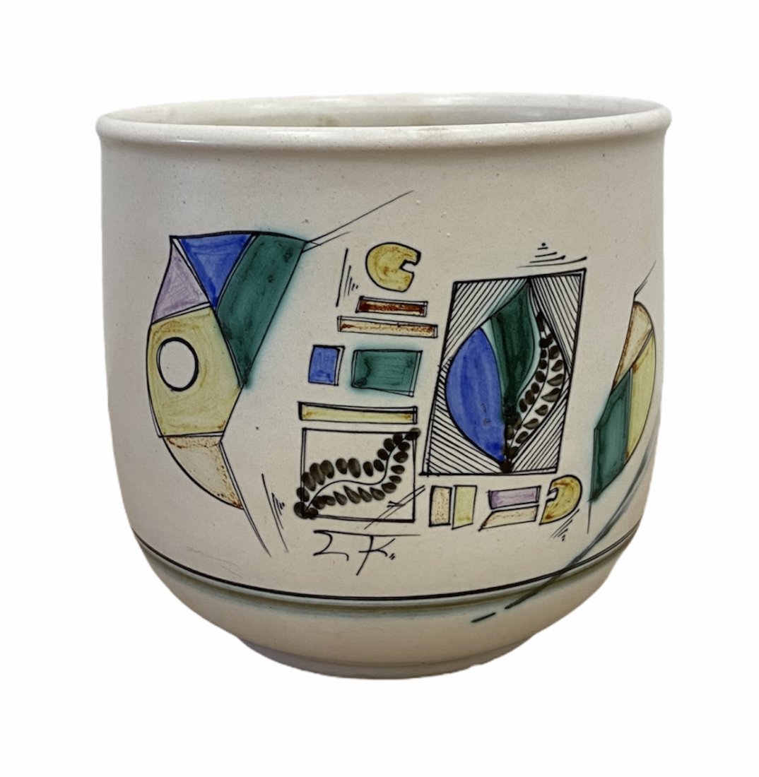 Modern Studio Pottery Small Vase (1 of 3)