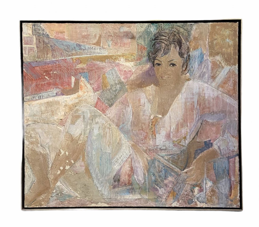 DONALD COLE (1906-1985, Maryland) Woman Portrait (1 of 2)