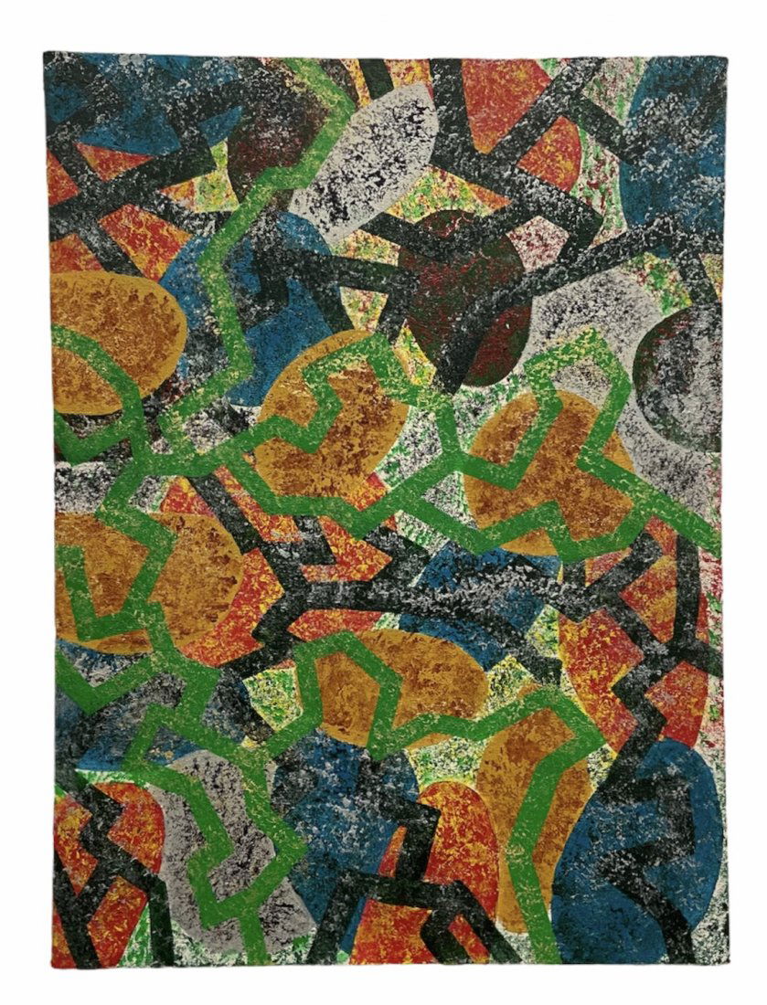 DEBBIE DAVIES (20th c, American) Abstract (1 of 2)