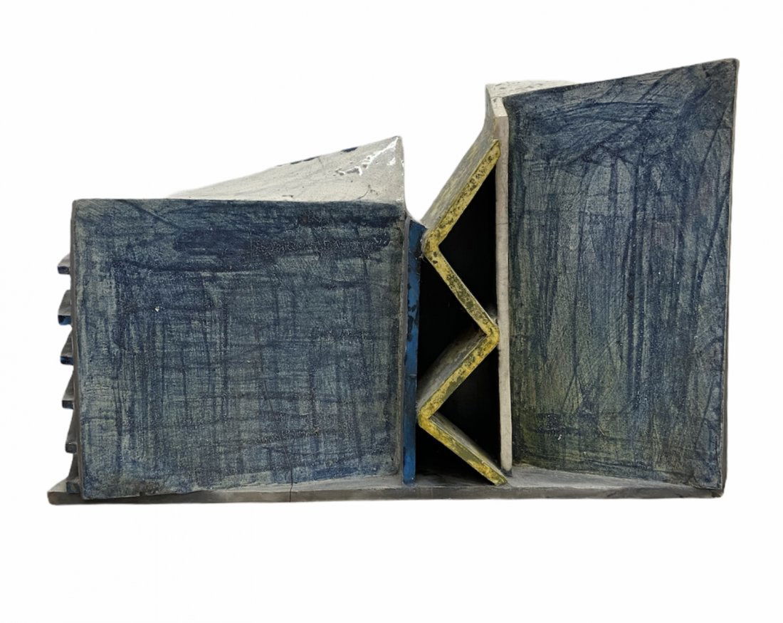1980's American Modernist Ceramic Glazed Sculpture (1 of 5)