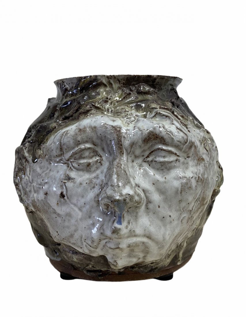 Modernit Studio Pottery Glazed Figural Planter (1 of 6)