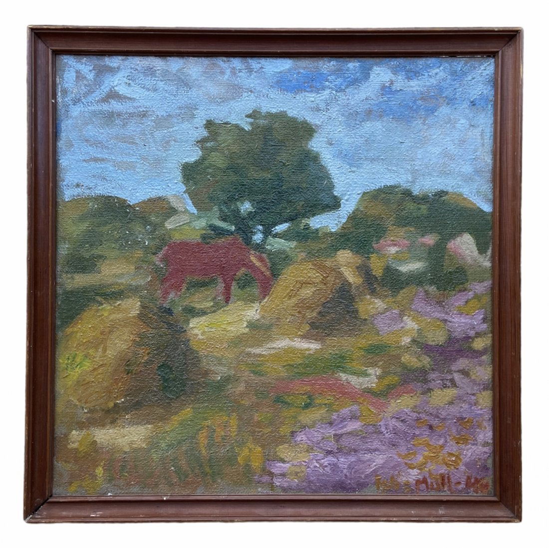 ORLA MUFF (1903-1984, Danish) Modern Landscape (1 of 3)