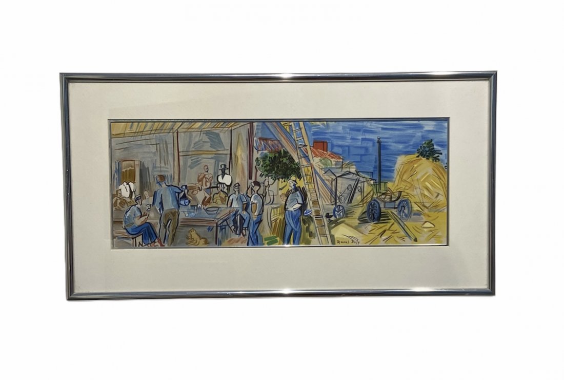 RAOUL DUFY Lithograph, "The Reapers" (1 of 2)