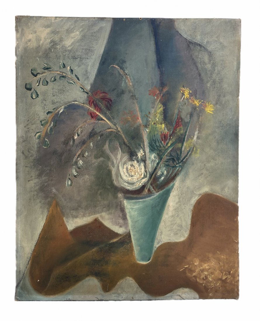 1930's Modernist Still Life Of Flowers (1 of 2)
