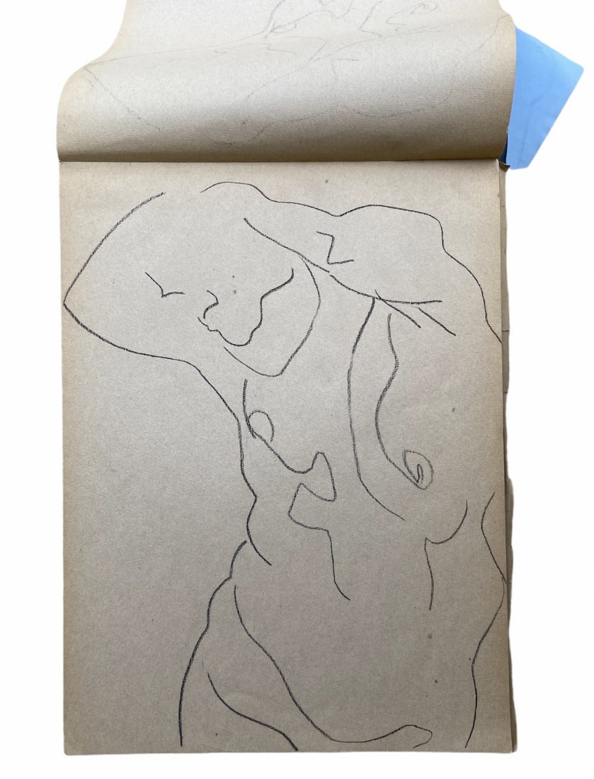 ELIZABETH BLUMENTHAL (20th c, American) Sketchbook (1 of 10)