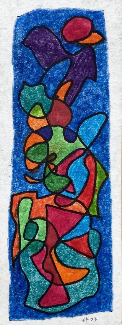 WILLIAM FREDERICKSEN (20th c, Norwegian) Abstract (1 of 2)