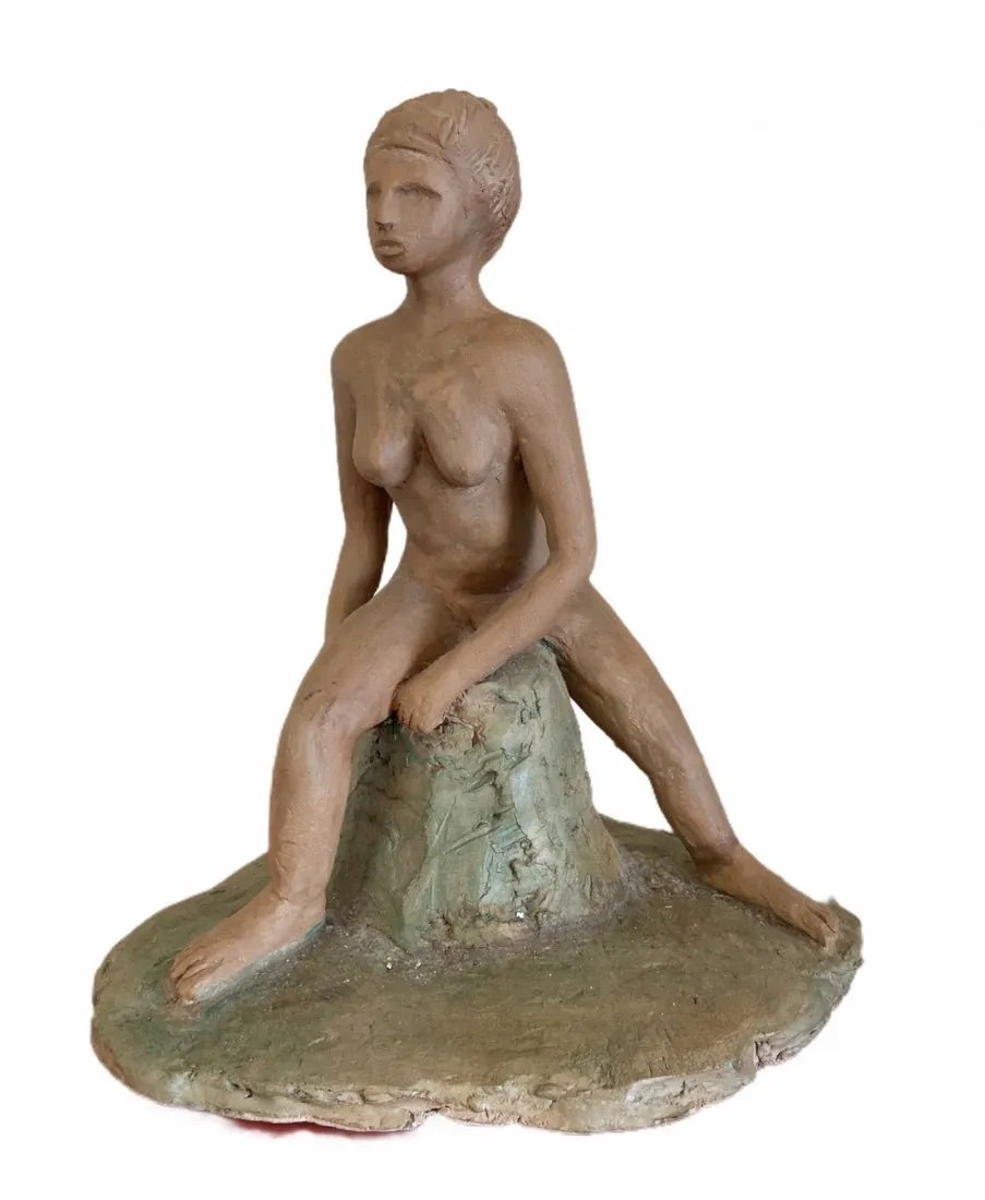 1980's Modernist Ceramic Sculpture, Signed (1 of 4)