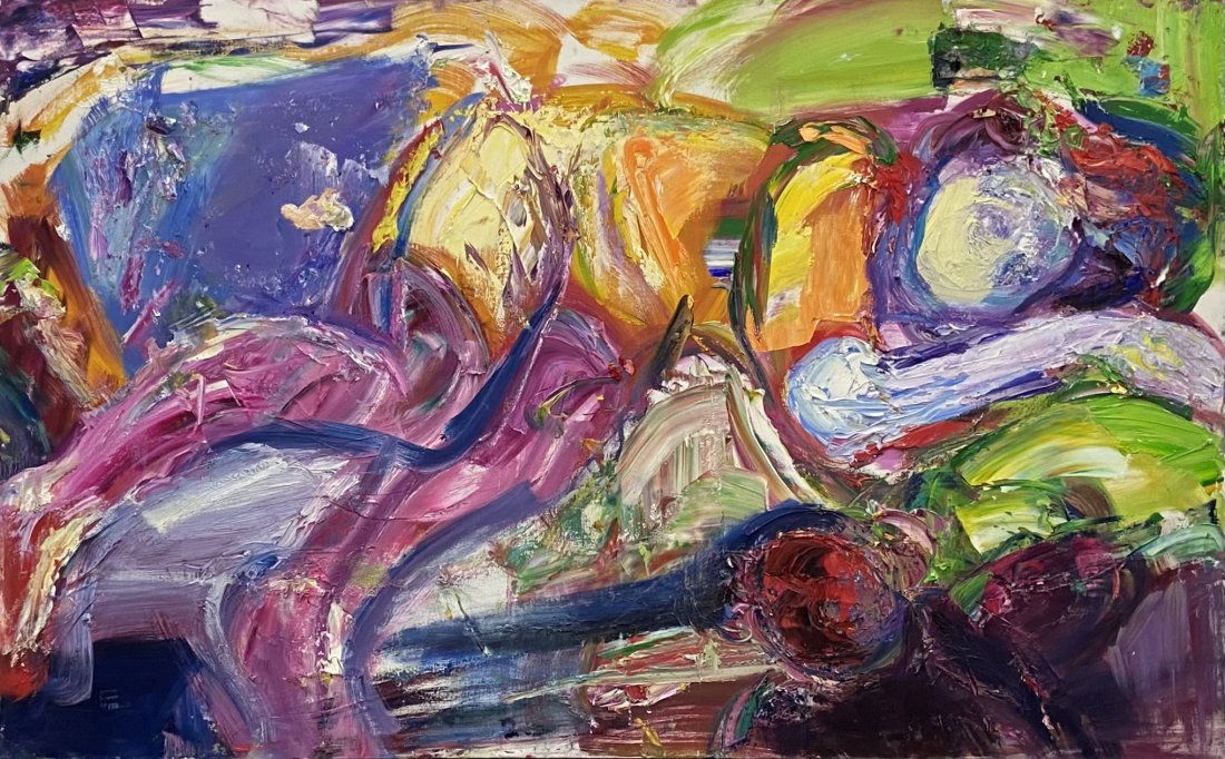 BARBARA YETERIAN (20th c, American) Lying Figure (1 of 2)