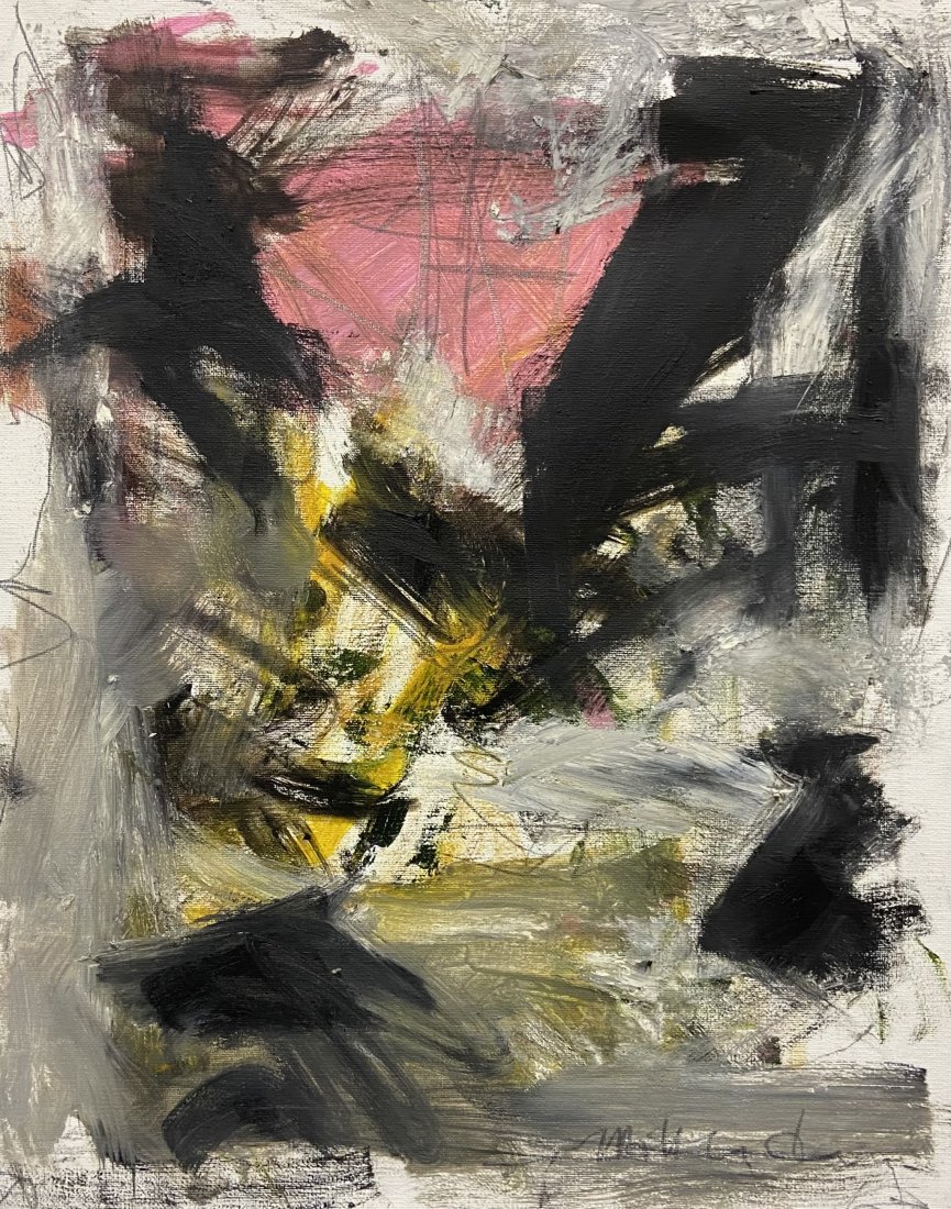 MATTHEW CASAY Abstract Expressionist Painting: Oil on canvas 16 x 20 in