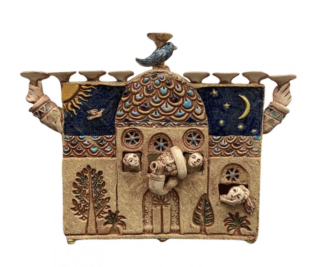 Israeli Modernist Ceramic Sculpture Signed (1 of 3)