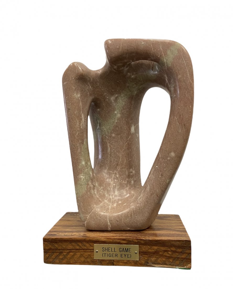 Mid-Century Modern Abstract Marble Sculpture (1 of 3)