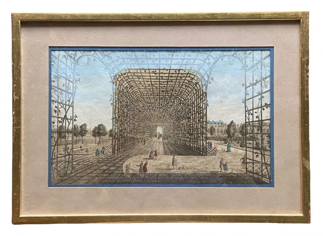 19th Century Italian Hand Colored Engraving (1 of 2)