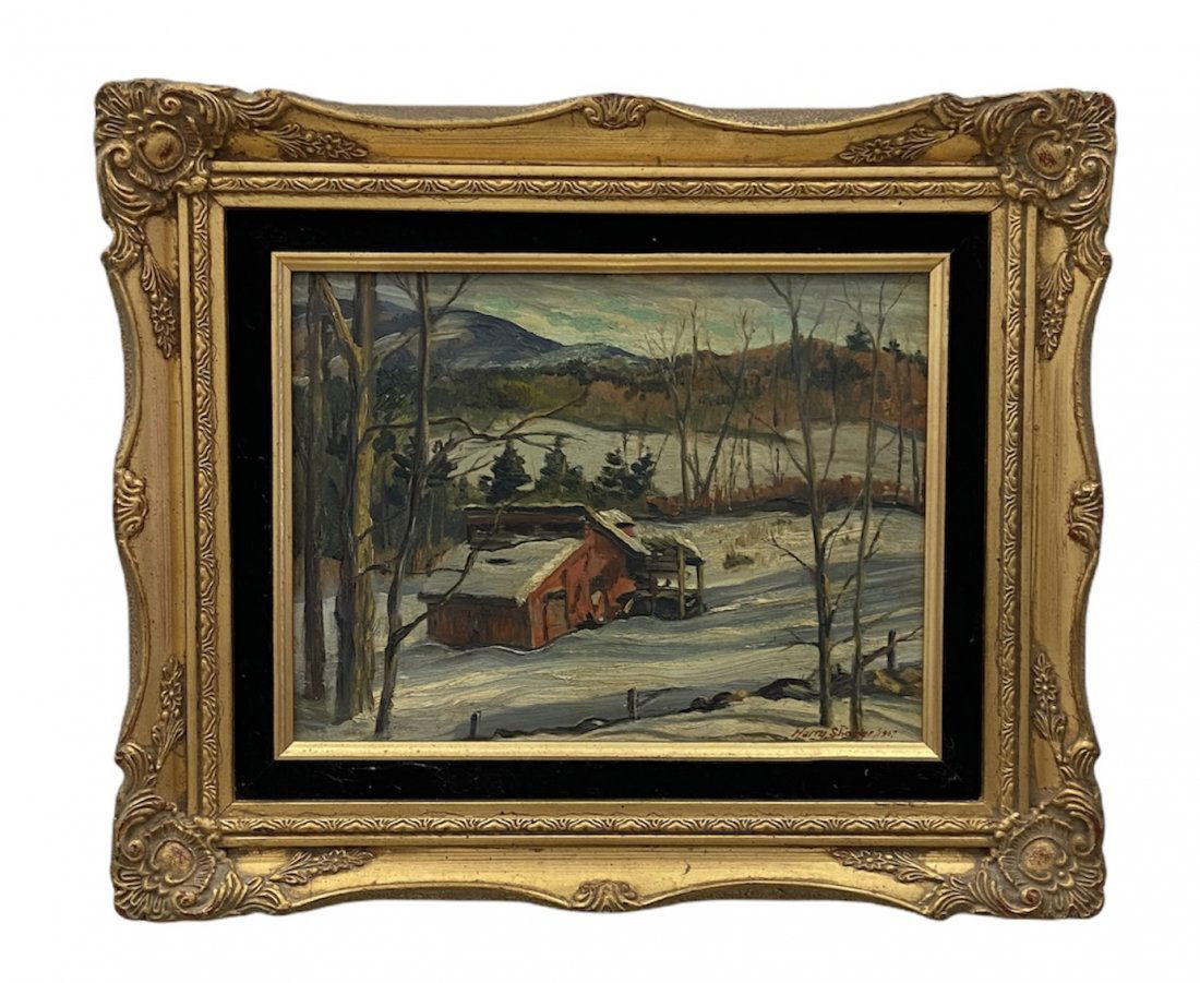 HARRY SHOKLER (1896-1978, Vermont) Sugar House (1 of 5)