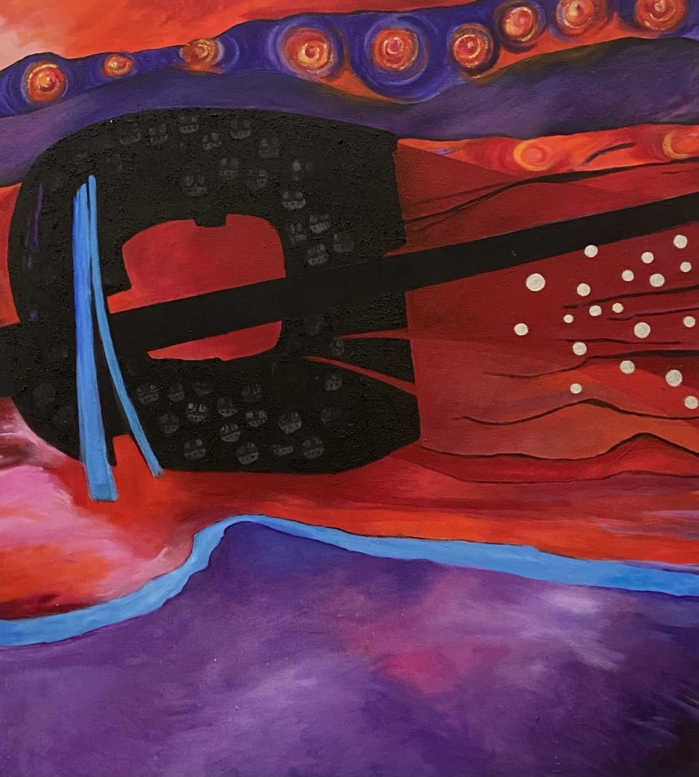 Mid-Century Modern Abstract, Unsigned (1 of 3)