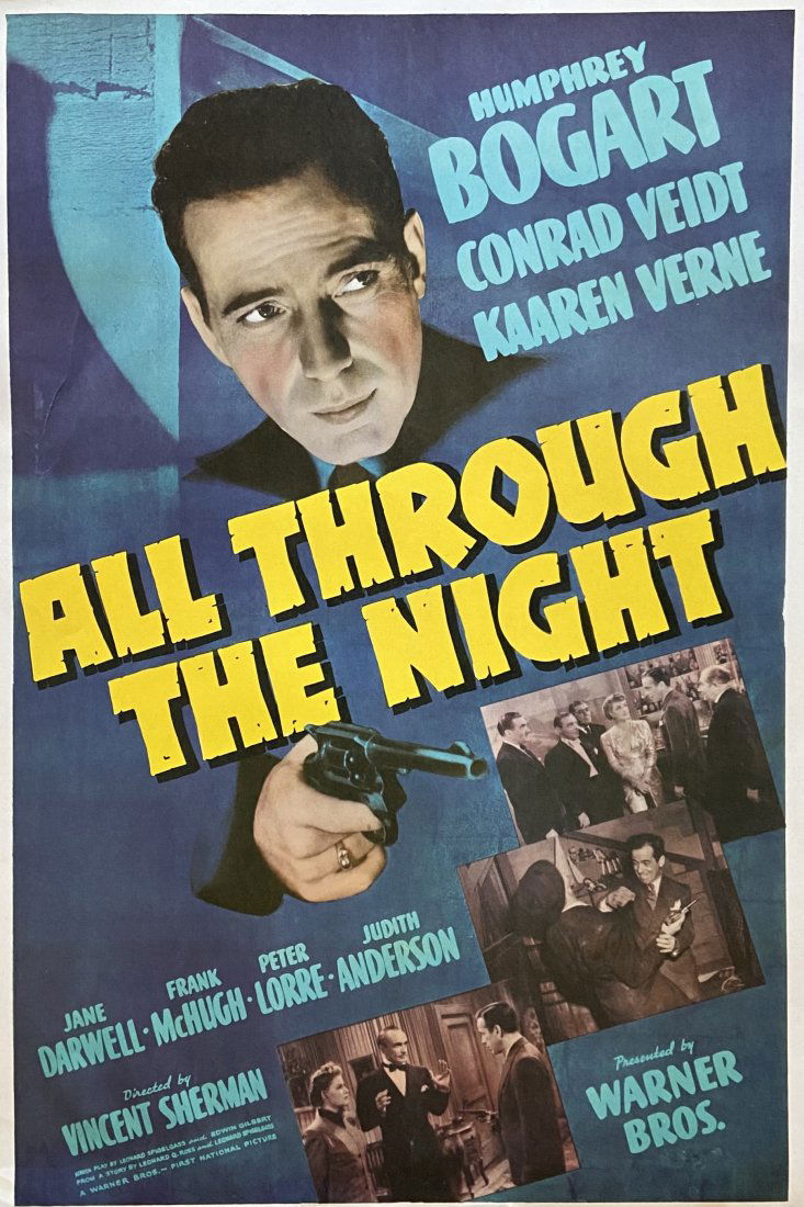 ALL THROUGH THE NIGHT, Humphrey Bogart Poster (1 of 5)