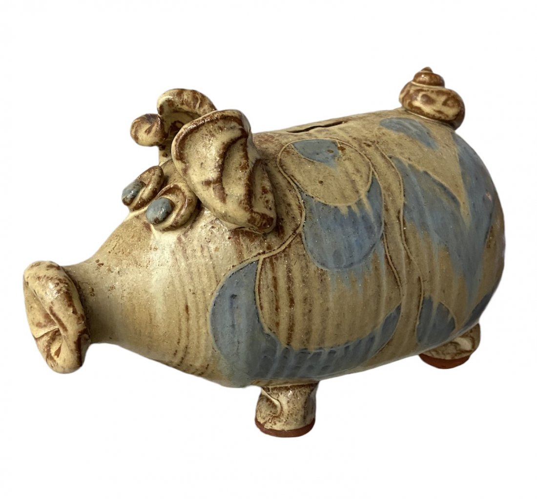CARLOS ROBLEDO, Studio Pottery Piggy Bank (1 of 5)
