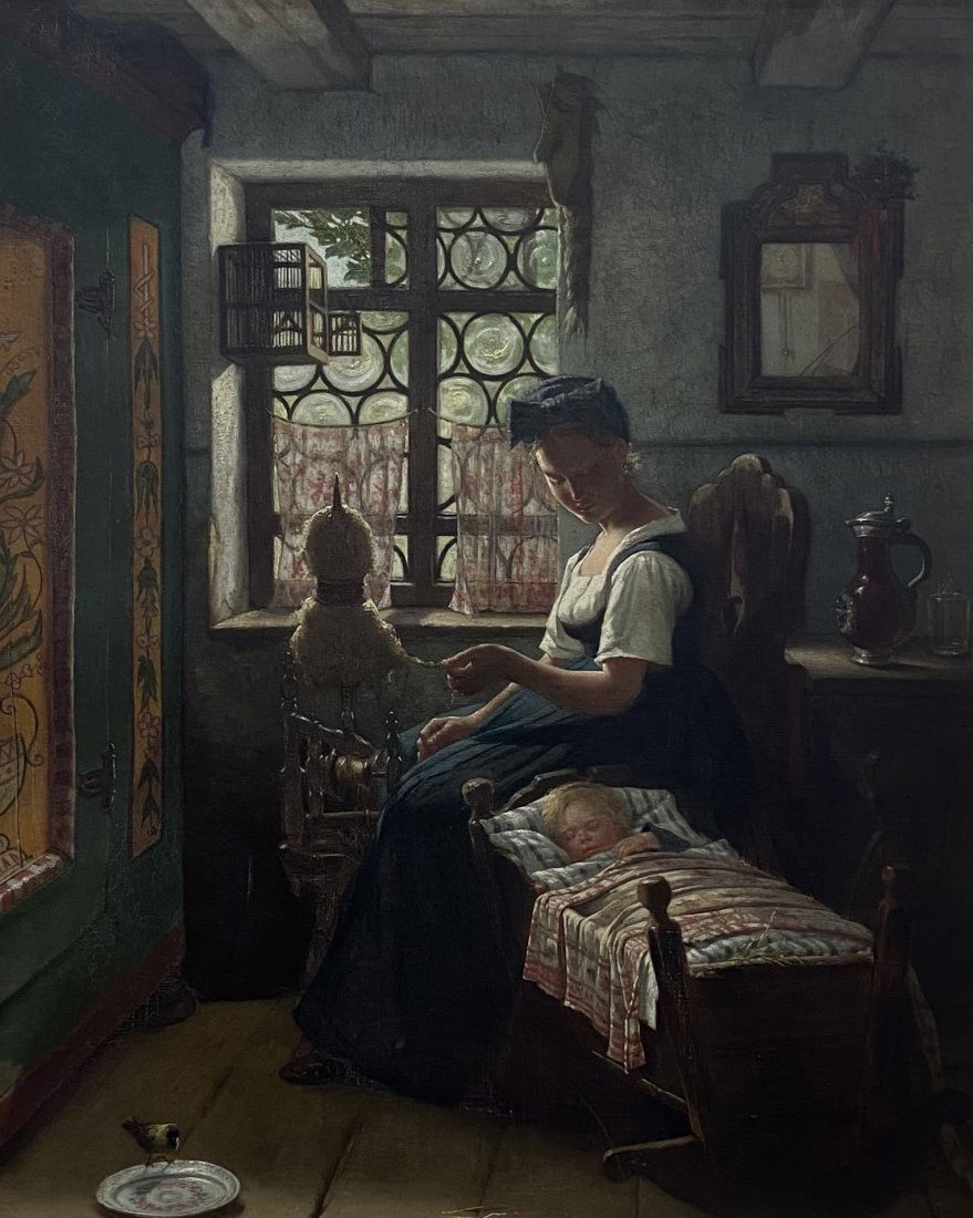 Museum Quality 19th Century English Interior Scene (1 of 5)