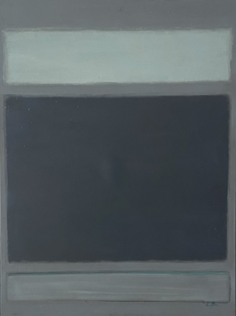 Color Field Abstract Style Of Mark Rothko, Signed (1 of 4)