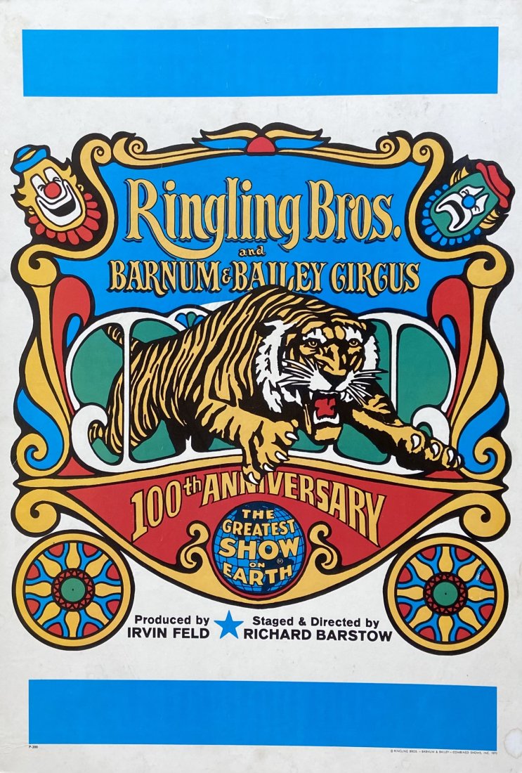 Ringling Broâ€™s And Barnum Bailey Circus Tiger Poster (1 of 4)