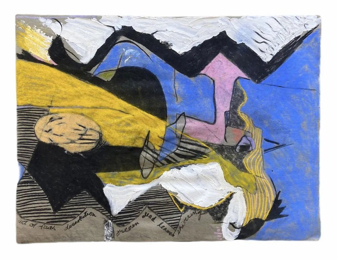 ELIZABETH BLUMENTHAL (20th c, American) Abstract (1 of 2)