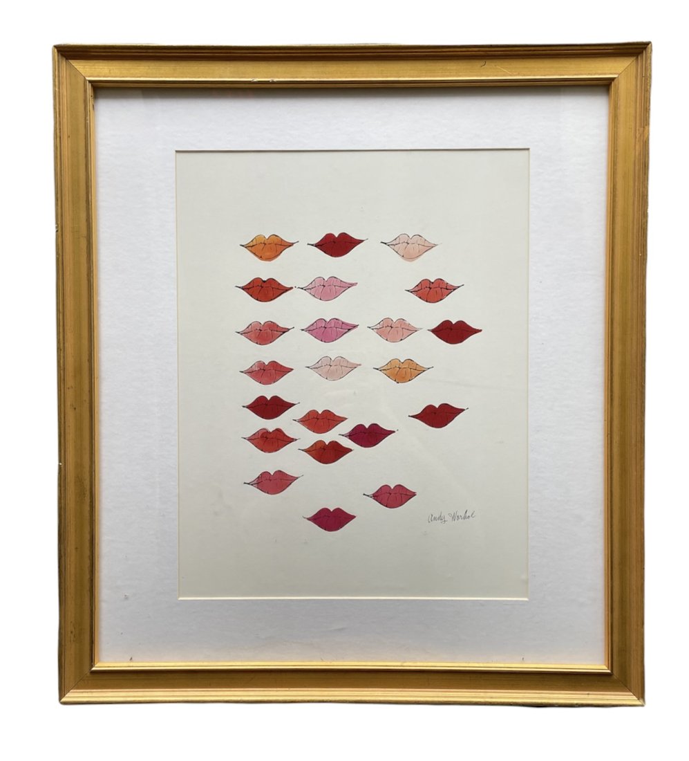 After Andy Warhol Lips Print (1 of 3)