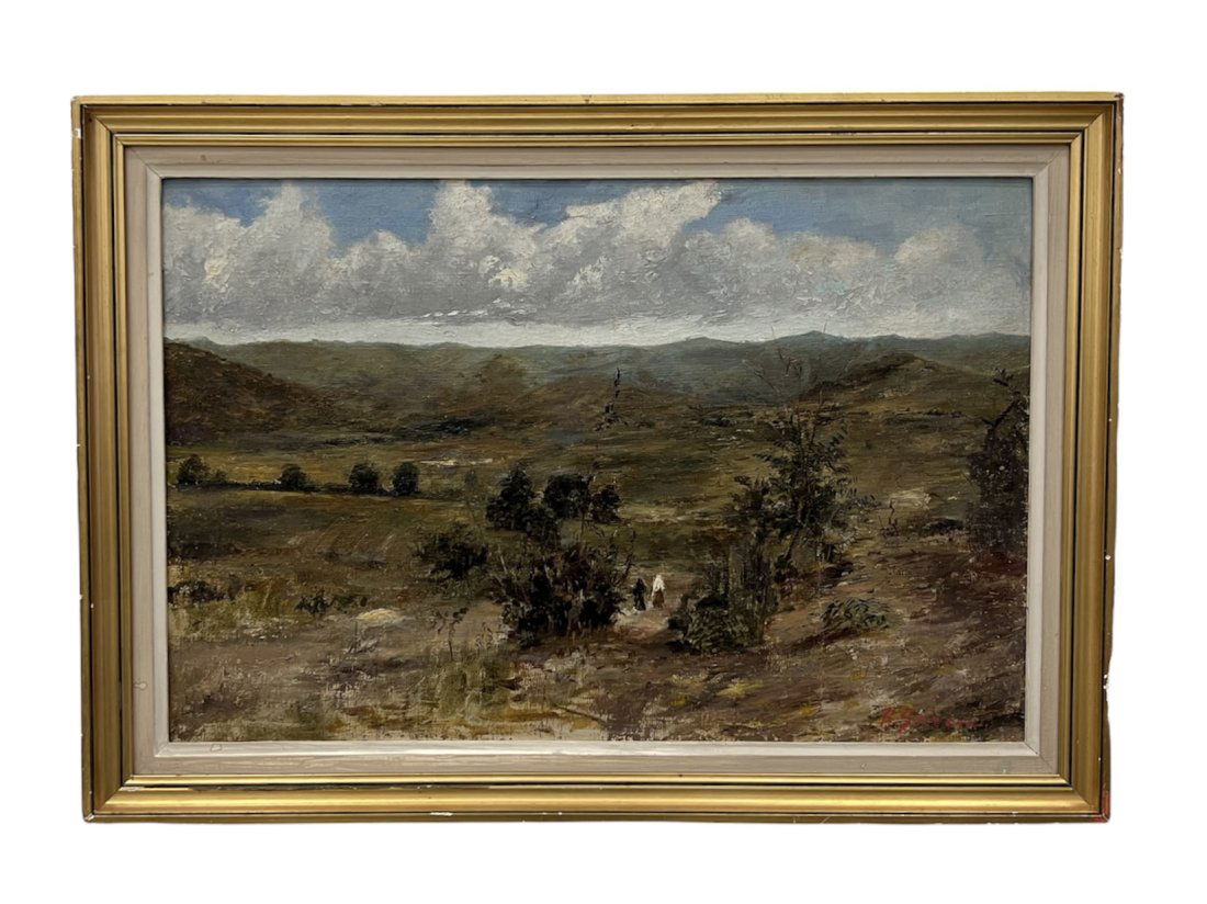 Spanish Impressionist Landscape Signed R. Garcia (1 of 3)