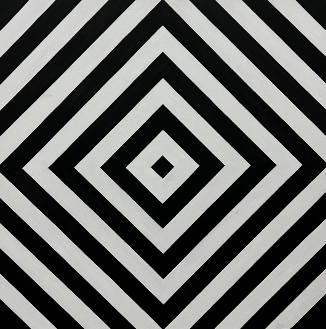 TIM RAY FISHER (b. 1969, Indiana) Op Art Abstract (1 of 3)