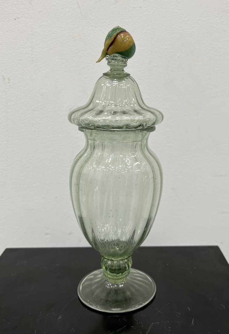 Vintage Murano Glass Decanter Pear Top (1 of 4)