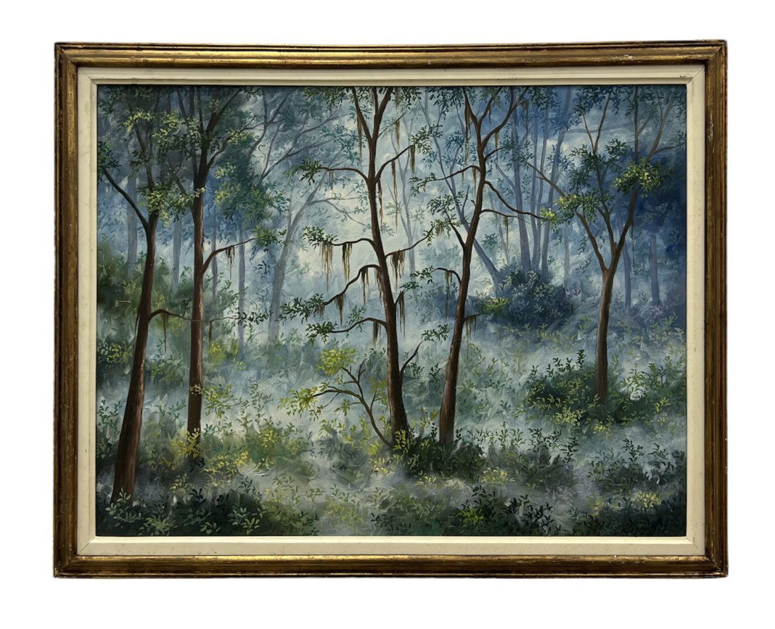 Carlos Alba, Spanish Landscape Jungle Painting (1 of 3)