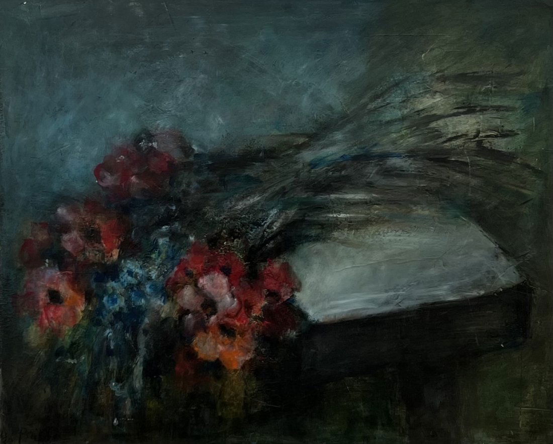 GREGORIO PRIETO (1897-1992, Spain) Floral Still Life: Size 30 x 25 in. Gregorio Prieto MuÃ±oz was a Spanish painter born in ValdepeÃ±as (Ciudad Real) in the province of La Mancha. After the death of his mother, the family moved to Madrid when he was